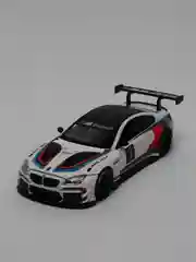 Машинка металлическая, 1:24, BMW M6 GT3 24,5 сантиметра
