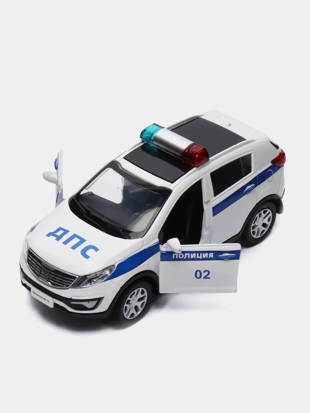 ТМ "Автопанорама" Машинка металлическая 1:39 KIA SPORTAGE R Полиция 17,5 см, JB1251479