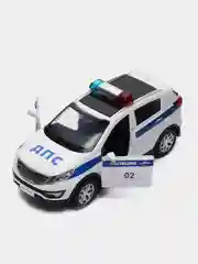 ТМ "Автопанорама" Машинка металлическая 1:39 KIA SPORTAGE R Полиция 17,5 см, JB1251479