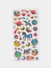 Лазурный детские 3D-наклейки для творчества