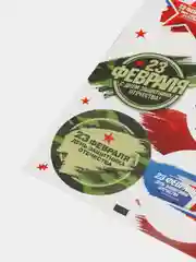 Зеленый наклейки Новый год