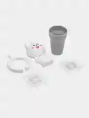 Белый подставка для зубных щеток "Животные"