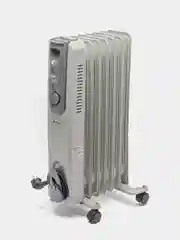 Белый масляный обогреватель Blackton Bt OH2110, масляный радиатор 1500 Вт, 7 СЕКЦИЙ, БЕСШУМНЫЙ