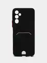 Черный чехол TECNO POVA NEO 2  / TECNO POVA 4 с защитой камеры и карманом для пластиковой карты