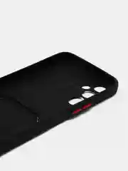 Черный чехол TECNO POVA NEO 2  / TECNO POVA 4 с защитой камеры и карманом для пластиковой карты
