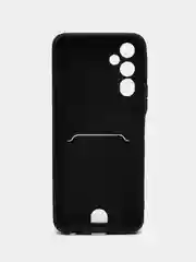 Черный чехол TECNO POVA NEO 2  / TECNO POVA 4 с защитой камеры и карманом для пластиковой карты