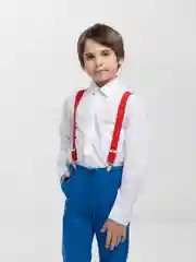 Красный подтяжки детские