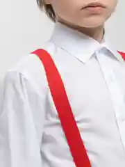 Красный подтяжки детские
