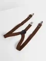 Коричневый подтяжки детские