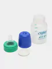 Синий бутылочка с силиконовой соской, 90 мл. CAMERA