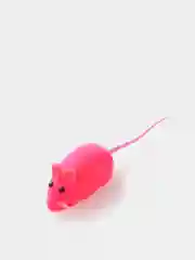 Розовый игрушка для кошки мышь с пищалкой