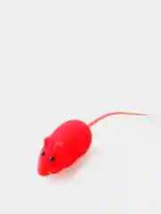 Красный игрушка для кошки мышь с пищалкой
