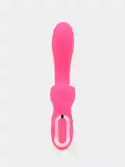 Вибратор JoyHyper JH-M-003P, вакуумный, розовый, 10 режимов, 10 скоростей