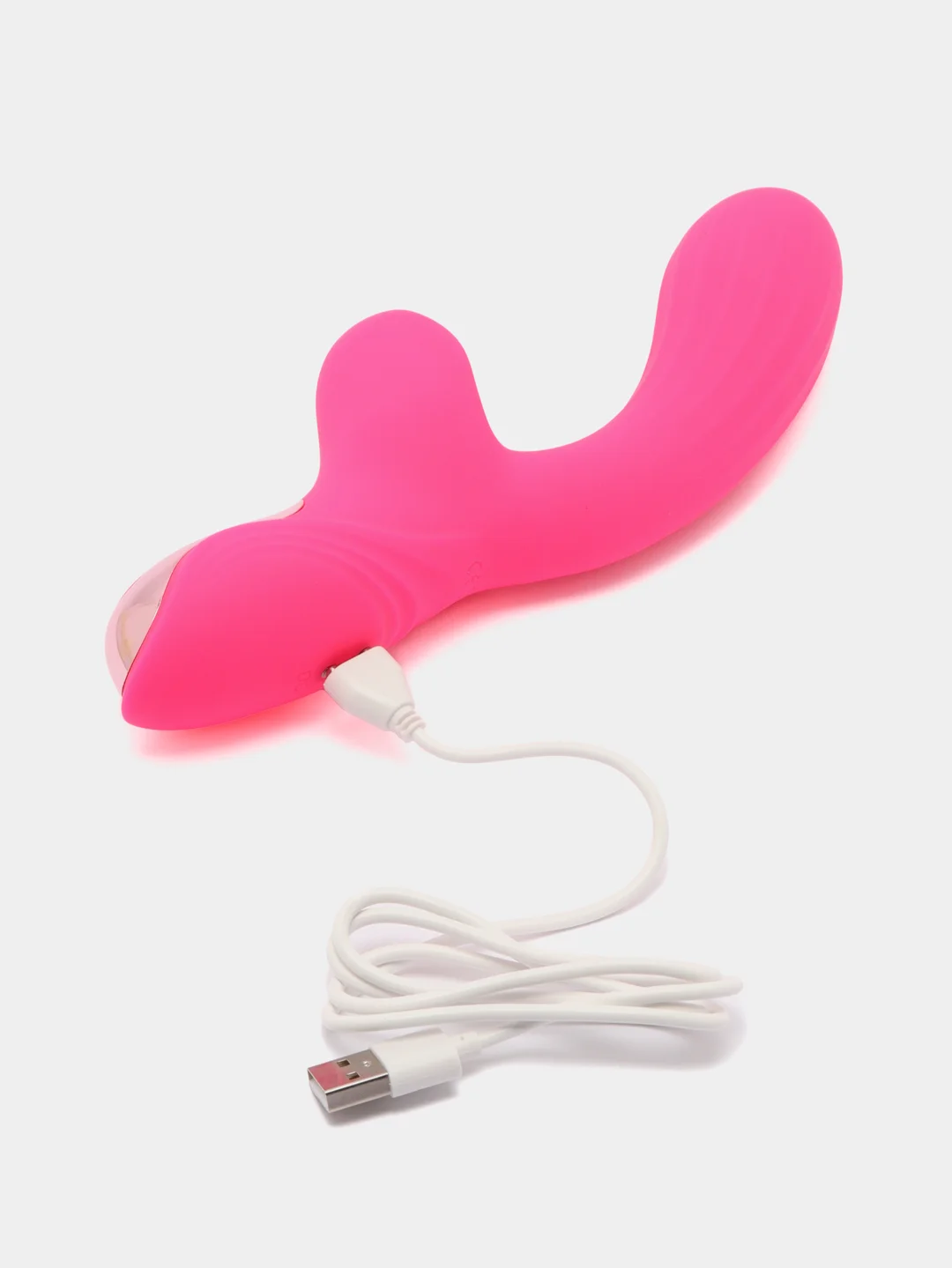 Вибратор JoyHyper JH-M-003P, вакуумный, розовый, 10 режимов, 10 скоростей