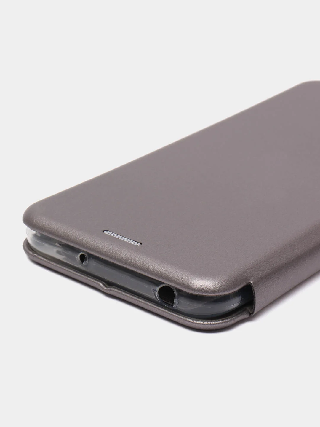 Серый чехол-книжка для Xiaomi Redmi 9C/9A/9/7A/8/8A, Note 9/9S/9 Pro, 8/8 Pro, 4X, 7, 8T