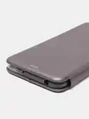 Серый чехол-книжка для Xiaomi Redmi 9C/9A/9/7A/8/8A, Note 9/9S/9 Pro, 8/8 Pro, 4X, 7, 8T