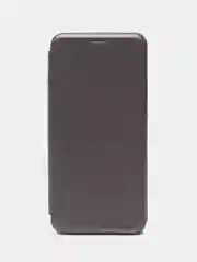 Серый чехол-книжка для Xiaomi Redmi 9C/9A/9/7A/8/8A, Note 9/9S/9 Pro, 8/8 Pro, 4X, 7, 8T