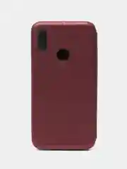 Бордовый чехол-книжка для Xiaomi Redmi 9C/9A/9/7A/8/8A, Note 9/9S/9 Pro, 8/8 Pro, 4X, 7, 8T