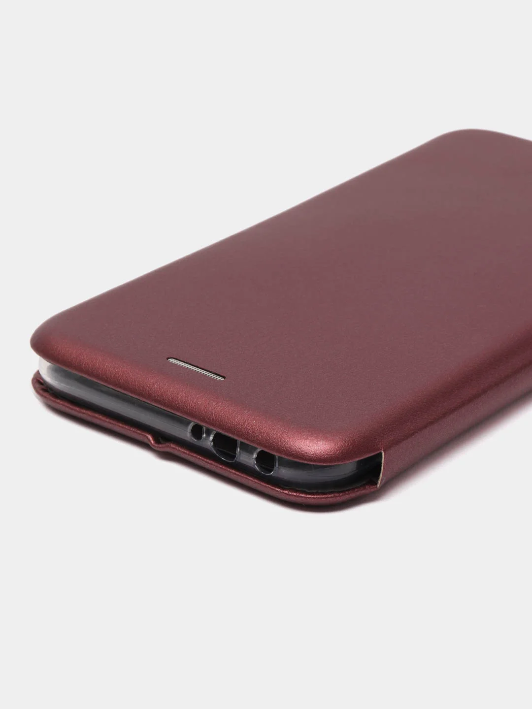 Бордовый чехол-книжка для Xiaomi Redmi 9C/9A/9/7A/8/8A, Note 9/9S/9 Pro, 8/8 Pro, 4X, 7, 8T