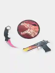 Стикеры по игре "Counter-Strike: Global Offensive", 5 штук, случайные