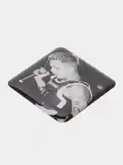 Черный 3d стикеры (наклейки) на телефон Моргенштерн, Скриптонит, Элджей, MACAN рэп
