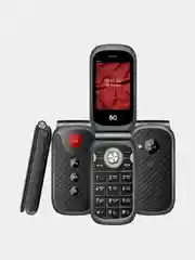 Черный сотовый телефон BQ 2451 Daze, с камерой, 2 SIM, 1200 мАч
