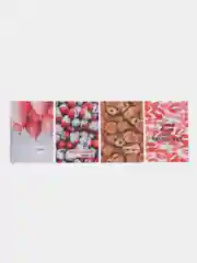 Вишнёвый новогодние открытки - шильдики, 10 х 7 см, открытки для подарков, открытки для цветов