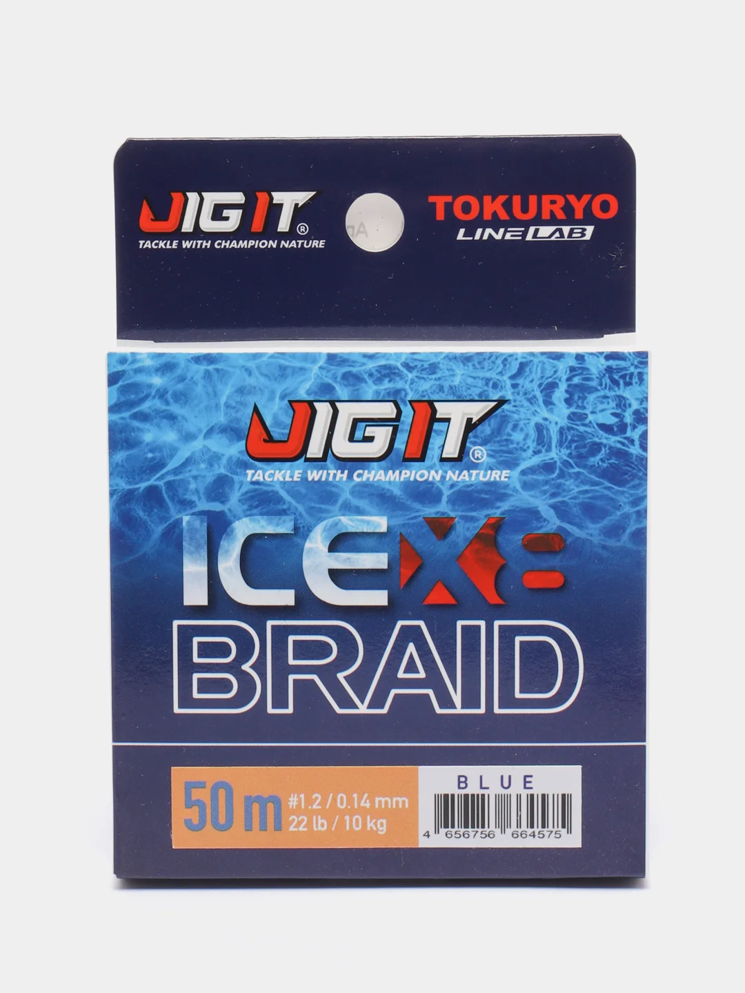 Плетёный шнур Jig It x Tokuryo Ice Braid X8 Blue 50m PE