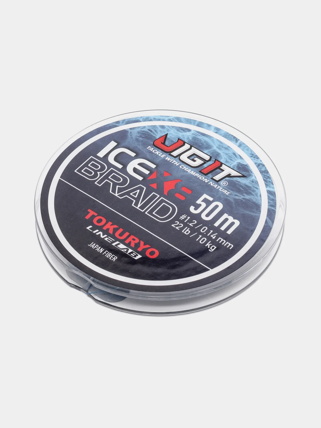 Плетёный шнур Jig It x Tokuryo Ice Braid X8 Blue 50m PE