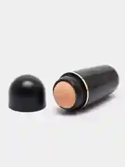 Черный ролик матирующий, из натурального вулканического камня