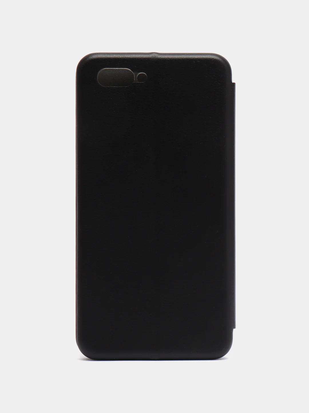 Черный чехол-книжка на Huawei Nova 2S из эко кожи, с карманом для карт
