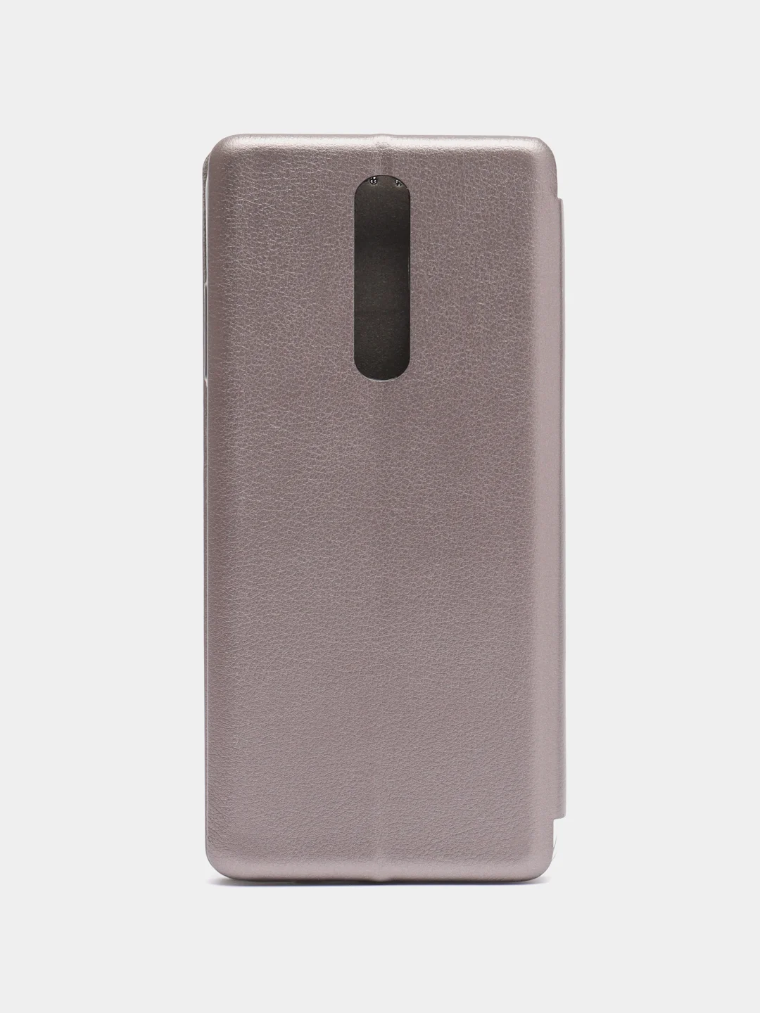 Серый чехол-книжка на Xiaomi Redmi K30 / Poco X2, из экокожи, с карманом для карт
