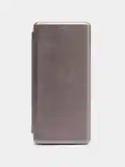 Серый чехол-книжка на Xiaomi Redmi K30 / Poco X2, из экокожи, с карманом для карт