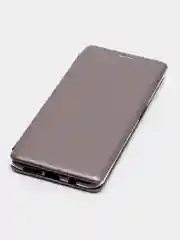 Серый чехол-книжка на Xiaomi Redmi K30 / Poco X2, из экокожи, с карманом для карт