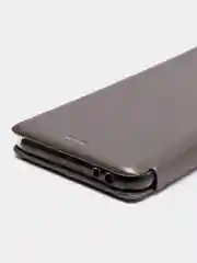 Серый чехол-книжка на Xiaomi Redmi K30 / Poco X2, из экокожи, с карманом для карт