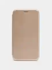 Золотой чехол-книжка на Huawei Mate 10 из эко кожи, с карманом для карт