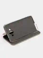 Золотой чехол-книжка на Huawei Mate 10 из эко кожи, с карманом для карт
