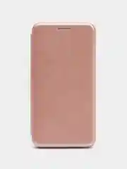 Розовый чехол-книжка на Xiaomi Mi Note 2, из экокожи, с карманом для карт