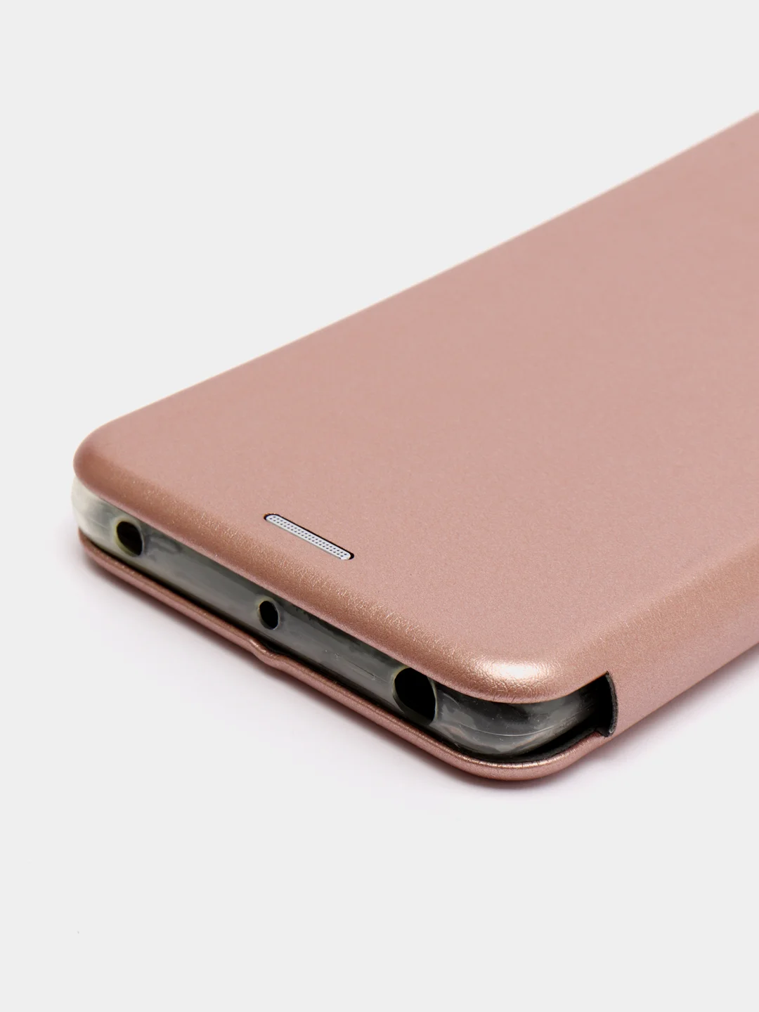 Розовый чехол-книжка на Xiaomi Mi Note 2, из экокожи, с карманом для карт