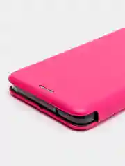 Фуксия чехол-книжка для Meizu U10, U20, из экокожи, с карманом для карт