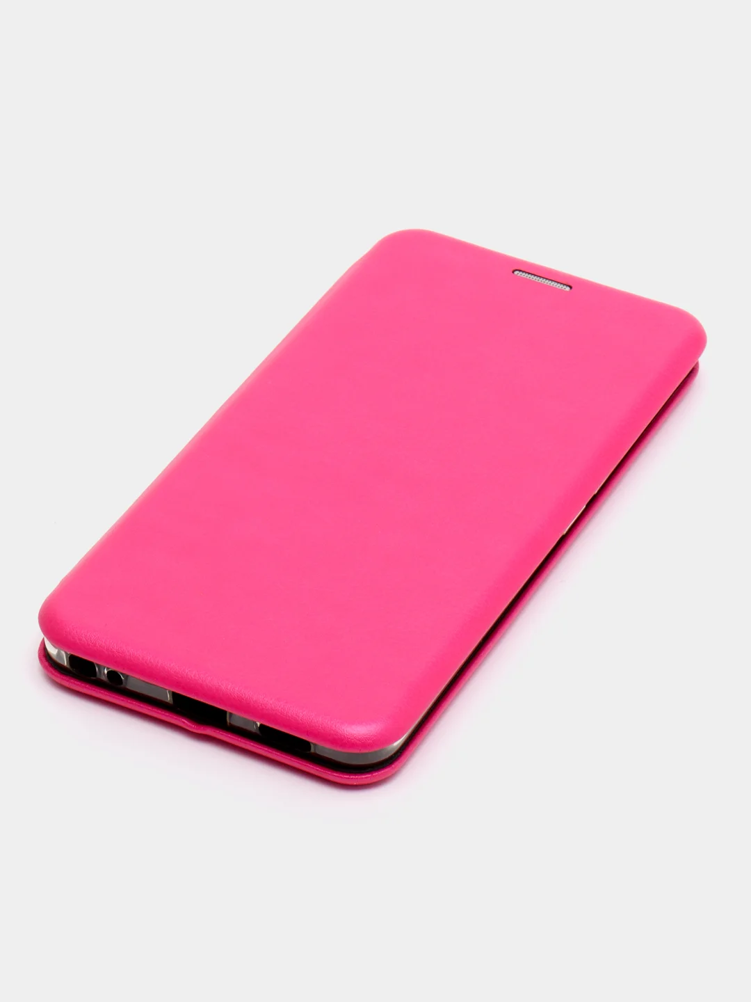 Фуксия чехол-книжка для Meizu U10, U20, из экокожи, с карманом для карт