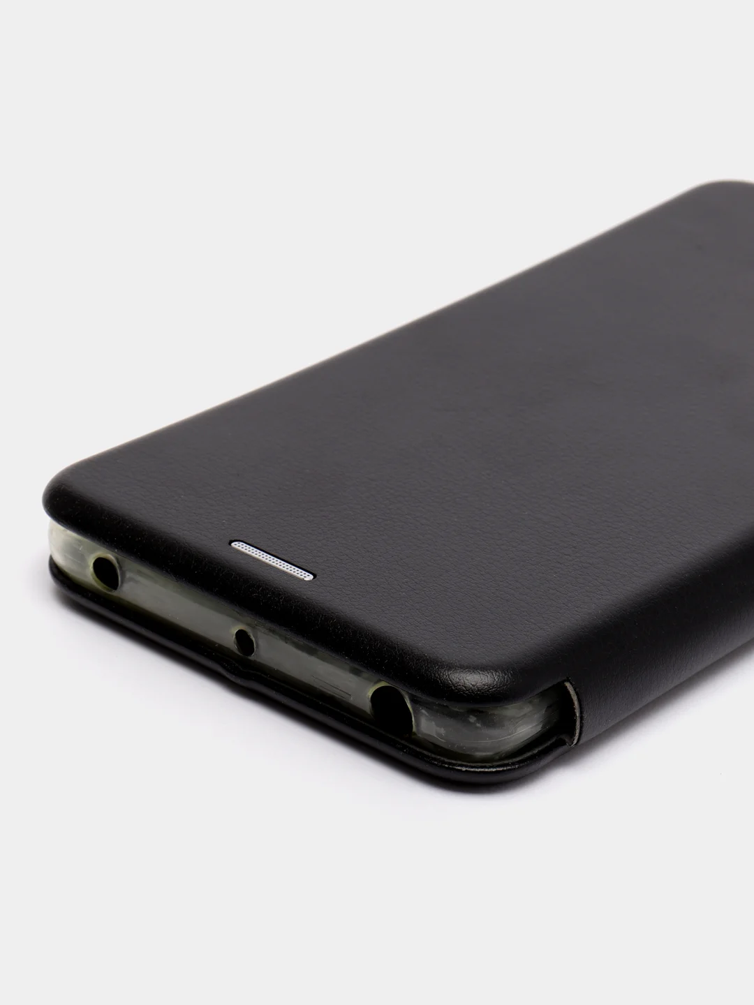 Черный чехол-книжка на Xiaomi Mi Note 2, из экокожи, с карманом для карт