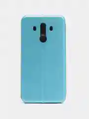Голубой чехол-книжка на Huawei Mate 10 Pro, из эко кожи, с карманом для карт