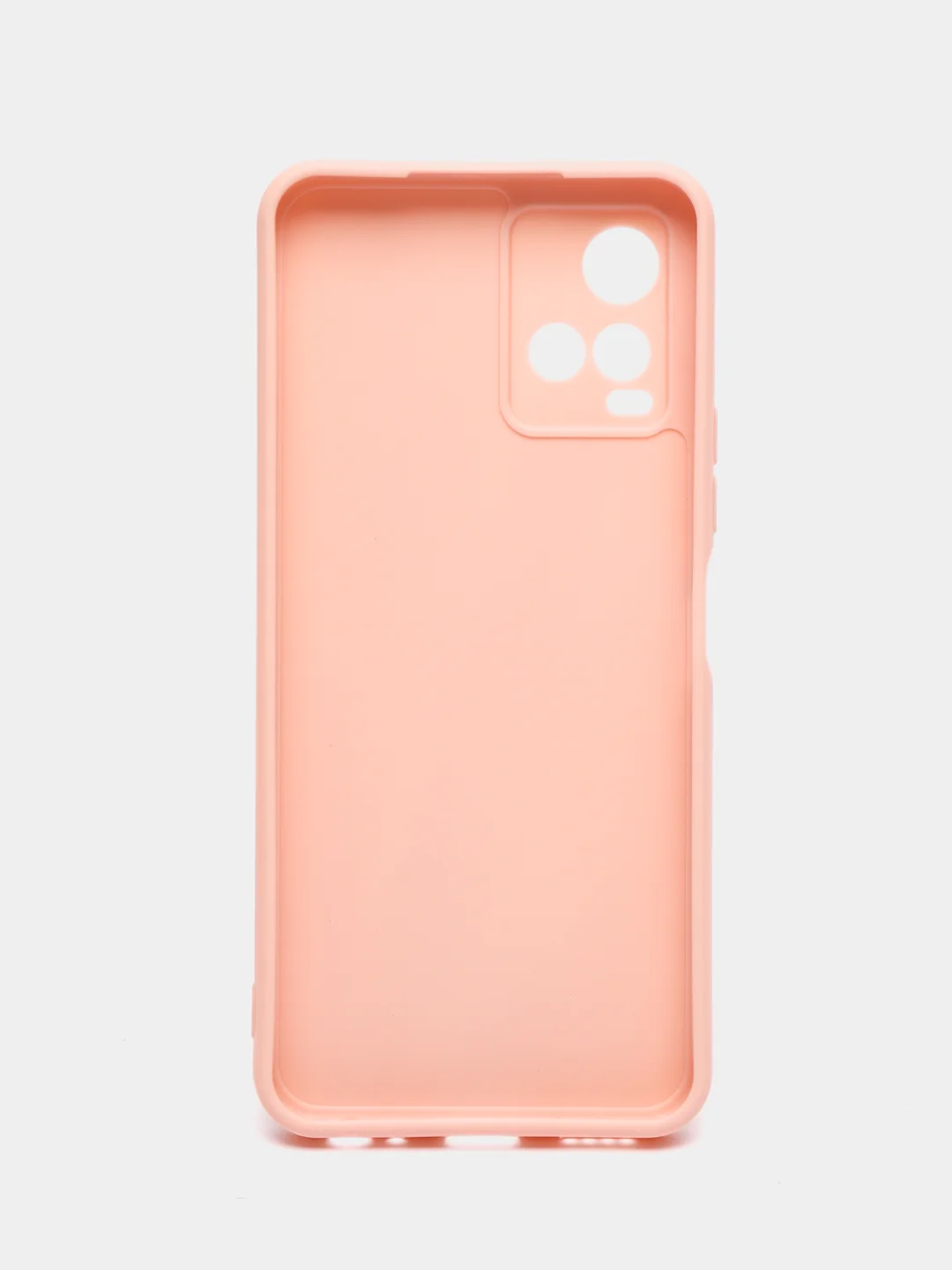 Розовый силиконовый чехол для Vivo Y33s, Y21 2021 (Виво у33С, у21 2021), прозрачный
