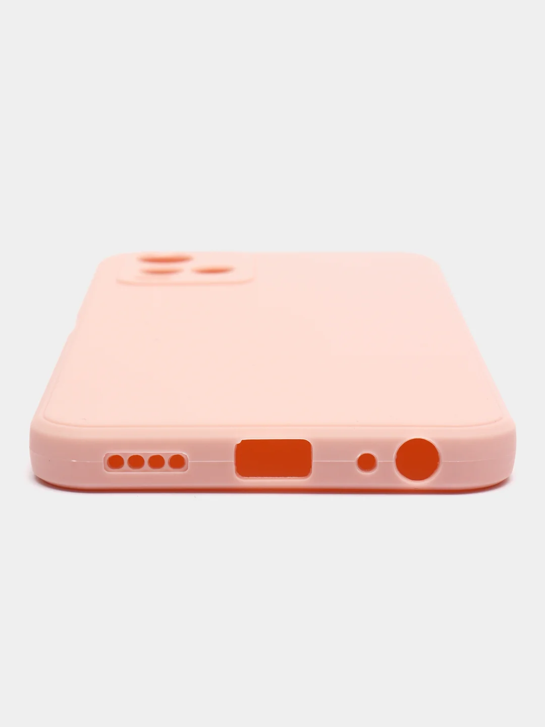 Розовый силиконовый чехол для Vivo Y33s, Y21 2021 (Виво у33С, у21 2021), прозрачный