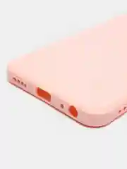 Розовый силиконовый чехол для Vivo Y33s, Y21 2021 (Виво у33С, у21 2021), прозрачный