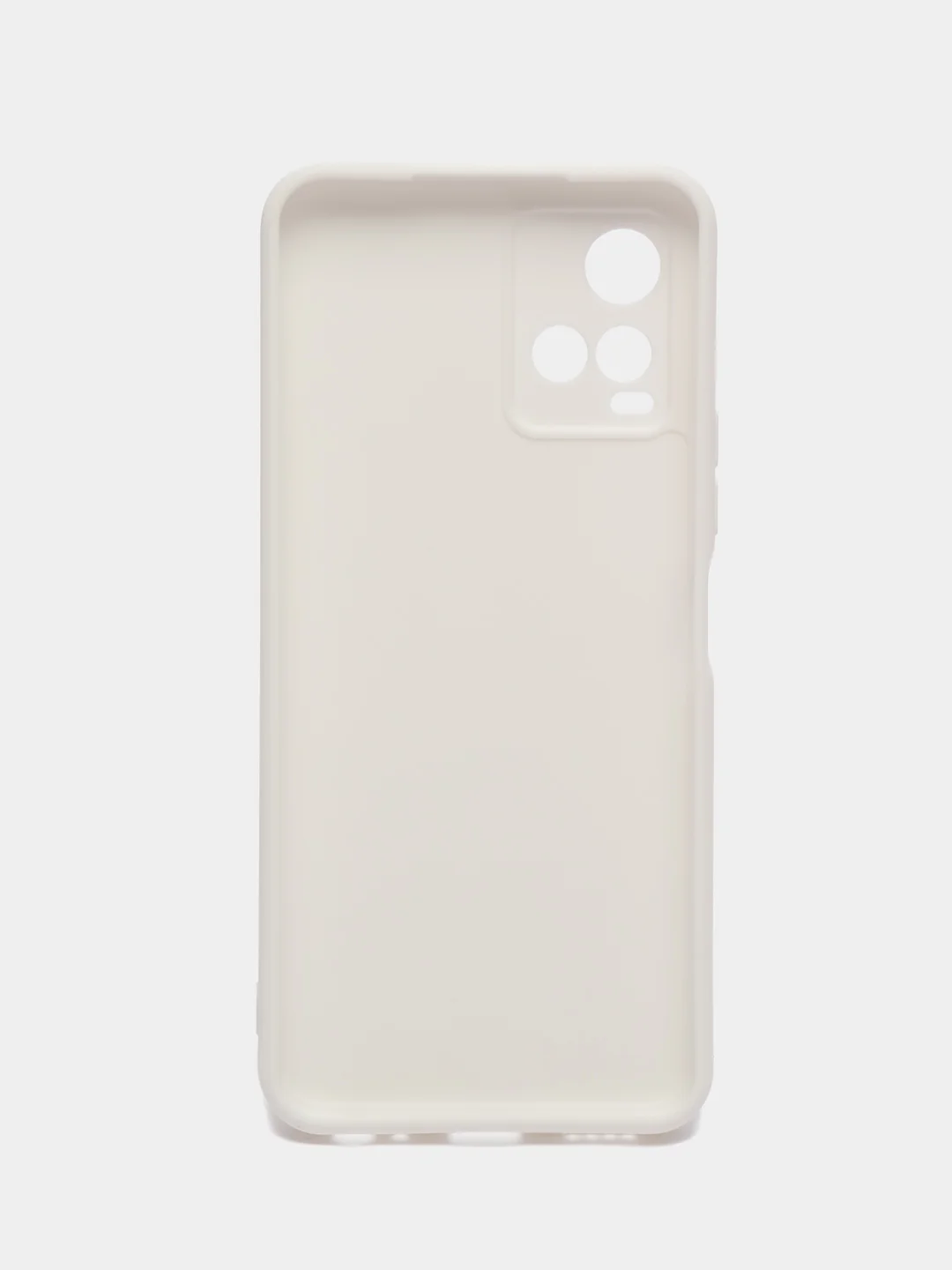 Белый силиконовый чехол для Vivo Y33s, Y21 2021 (Виво у33С, у21 2021), прозрачный