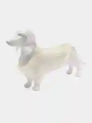 Белый вязанный свитер для собак