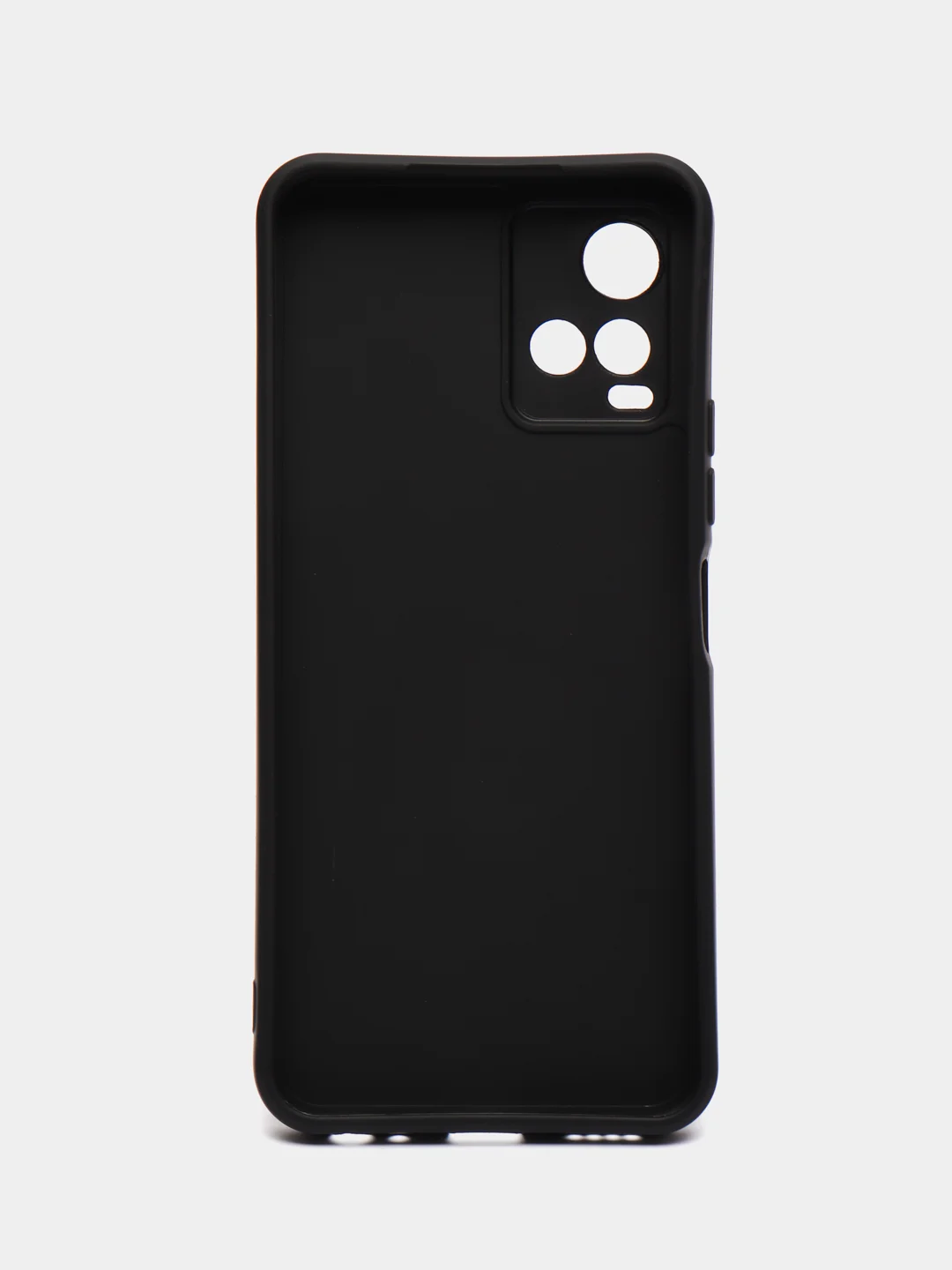 Черный силиконовый чехол для Vivo Y33s, Y21 2021 (Виво у33С, у21 2021), прозрачный