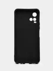 Черный силиконовый чехол для Vivo Y33s, Y21 2021 (Виво у33С, у21 2021), прозрачный